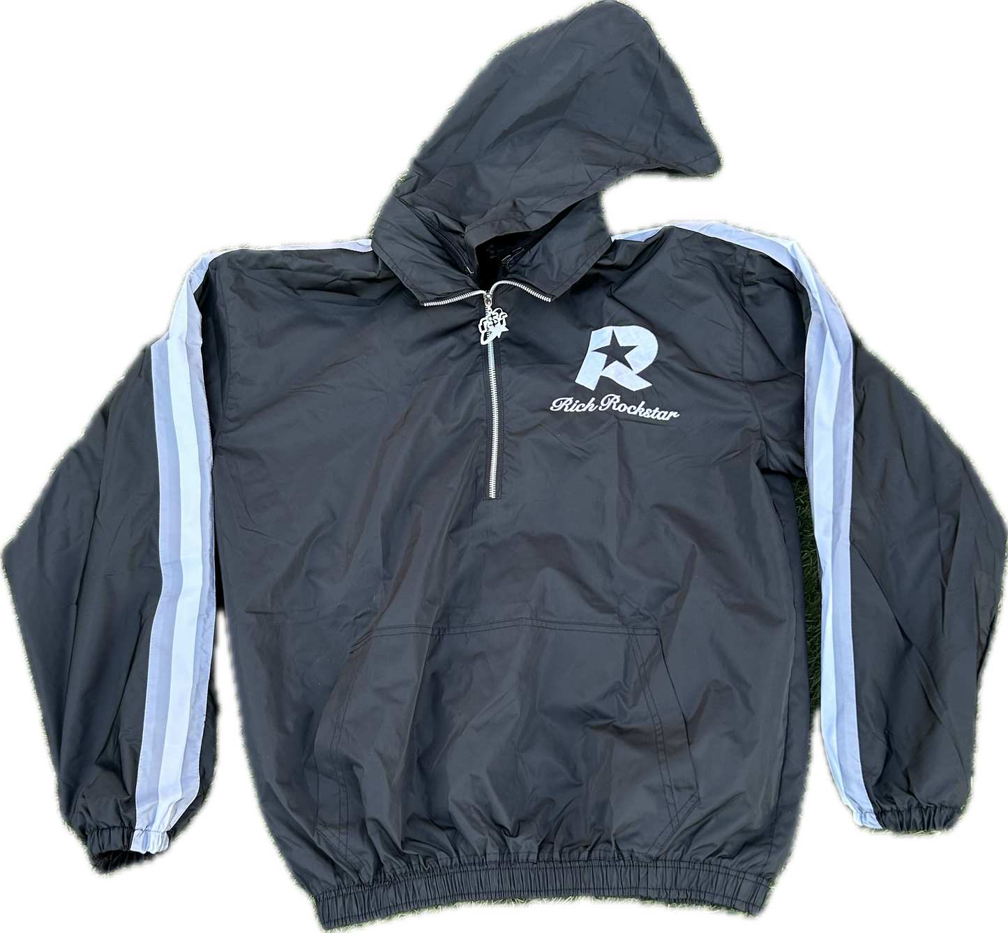 R$R Black Windbreaker