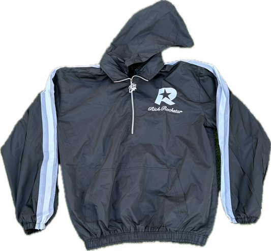 R$R Black Windbreaker